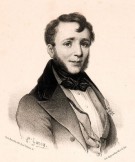 Porträt Friedrich Wilhelm Michael Kalkbrenners von Auguste Bry, nach einer Zeichnung von Alphonse Farcy
