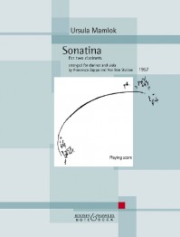 BB 3576 • MAMLOK - Sonatina for two Clarinets - 2 Playing pa