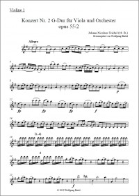 BIR025 • TRIEBEL - Concerto No.2 - Orchestral part Violin 1