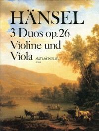 BP 0868 • HÄNSEL 3 Duos op. 26 for violin and viola - parts