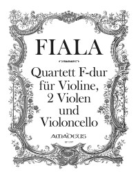 BP 1597 • FIALA J. Quartett in F-dur - Part.u.St.