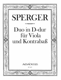 BP 1624 • SPERGER Duetto in D major for viola + double-bass