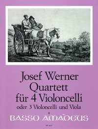 BP 2407 • WERNER Quartett für 4 Violoncelli op. 6 - Stimmen