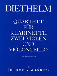 BP 2489 • DIETHELM Quartett op. 167 - Part. und St.