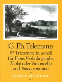 BP 2570 • TELEMANN - Triosonata No.87 - Score and 4 parts
