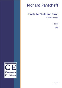 CE-RP2SVP1 • PANTCHEFF - Sonata - Partitur und Bratschenstimme