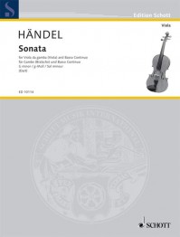 ED 10114 • HÄNDEL - Sonate - Partitur und Stimmen