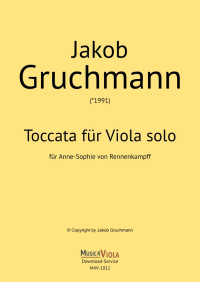 M4V-1011 • GRUCHMANN - Toccata - Stimme