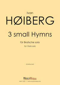 M4V-1023 • HØIBERG - 3 small Hymns - Viola part