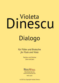 M4V-1034 • DINESCU - Dialogo - Partitur und Stimme