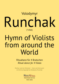M4V-1058 &bull; RUNCHAK - Hymn of Violists around the world