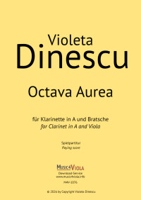 M4V-1076 &bull; DINESCU - Octava Aurea - Spielpartitur