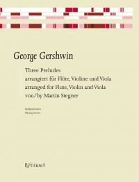 PV 3804 • GERSHWIN - 3 Preludes - Score and parts
