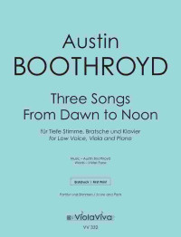 VV 332 • BOOTHROYD - Three Songs from Dawn to Noon