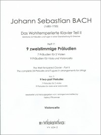 VV 624-2 • BACH - Wohltemperiertes Klavier Part 2, Vol.7: VC