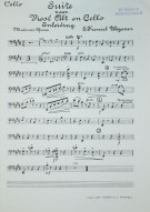 Notenbeispiel / Music example Violoncello