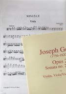 Umschlag / Cover 2 Sonate Nr.2