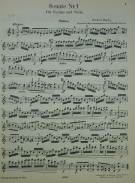 Notenbeispiel / Music example Violine
