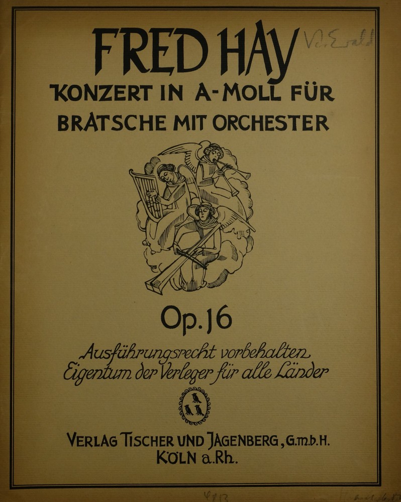Konzert a-moll, op. 16, für Bratsche und Orchester