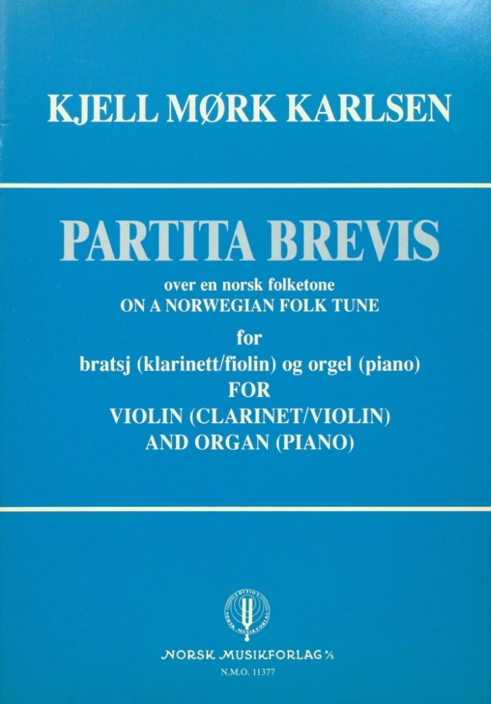 Partita brevis, für Bratsche (Violine/Klarinette) und Klavier (Orchester)