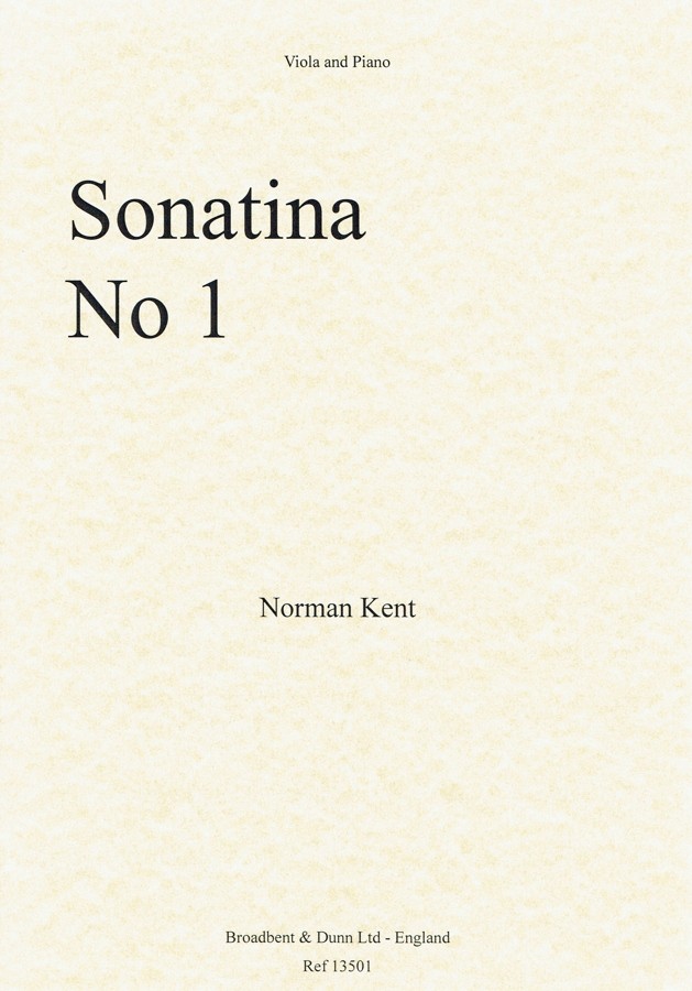 1. Sonatine, für Bratsche und Klavier