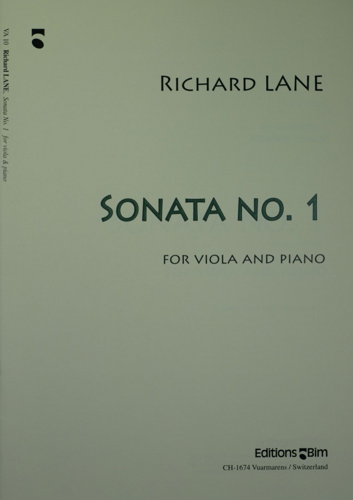 1st Sonata, for Viola and Piano