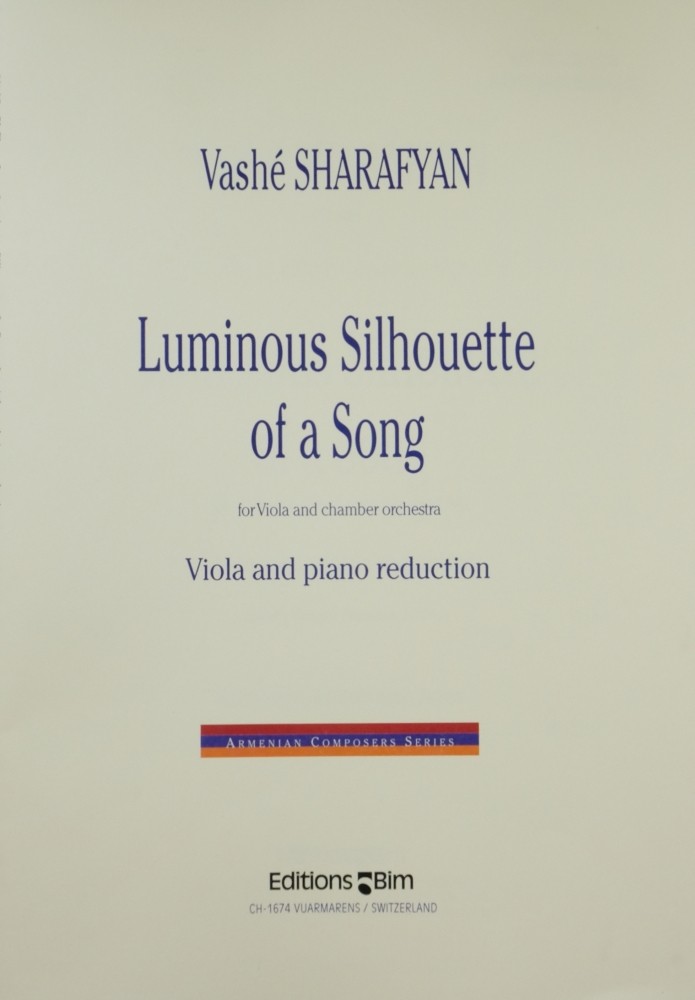 Luminous Silhouette of a Song, für Bratsche und Kammerorchester (Klavier)