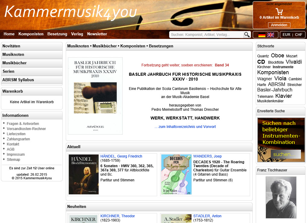 Homepage Kammermusik4you